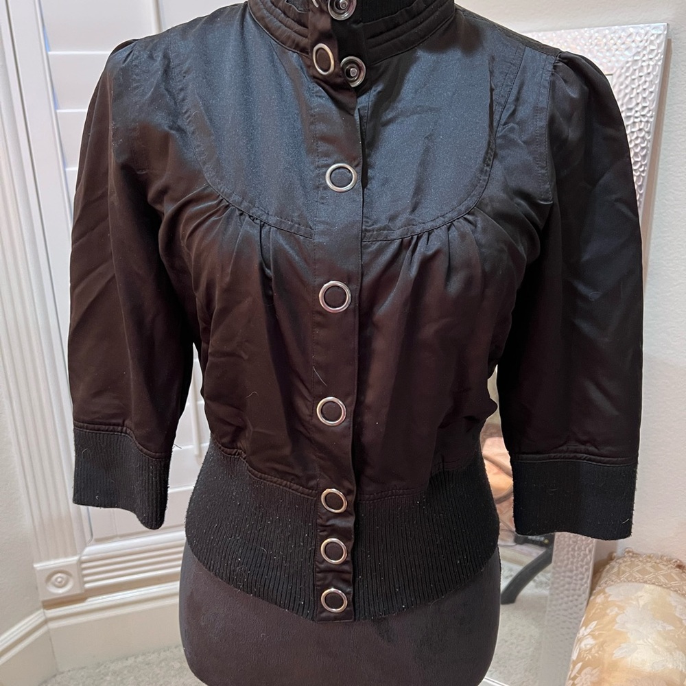ROCK LOVE & FASHION - SATIN BOMBER JACKET - SUPER CUTE! 🖤🖤🖤